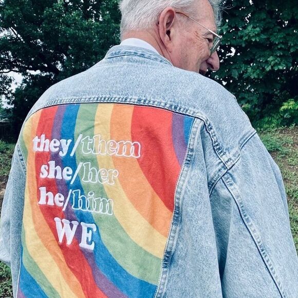 Levi's Jacket Pride Denim Trucker Jean Jacket Size M, L, XL - Picture 8 of 13